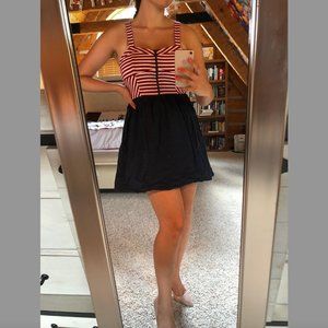 Red, White, & Blue Target Mini Dress